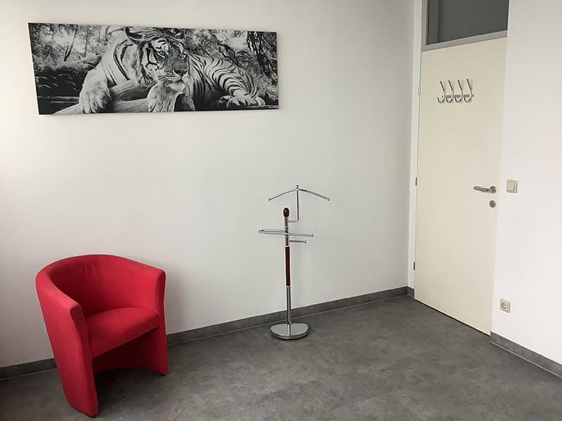 Das Behandlungszimmer in der Shiatsu- und Gesundheitspraxis Riemer in Wien Liesing